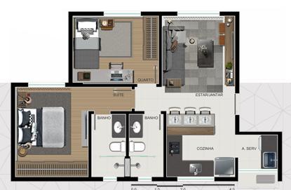 Apartamento, Prado, 2 Quartos, 1 Vaga, 1 Suíte