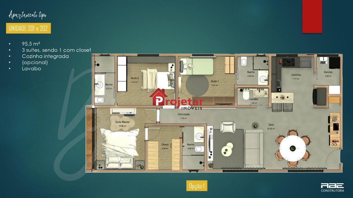 Apartamento, Prado, 3 Quartos, 2 Vagas, 3 Suítes