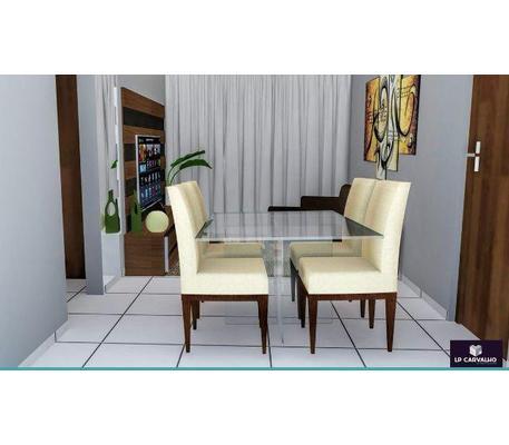 Apartamento, Nacional, 2 Quartos, 1 Vaga