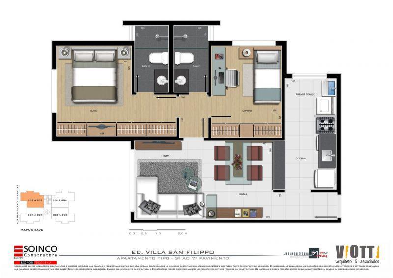 Apartamento, Gutierrez, 2 Quartos, 2 Vagas, 1 Suíte