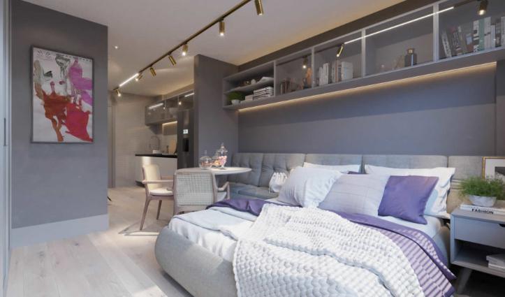 Apartamento, Buritis, 1 Quarto, 0 Vaga