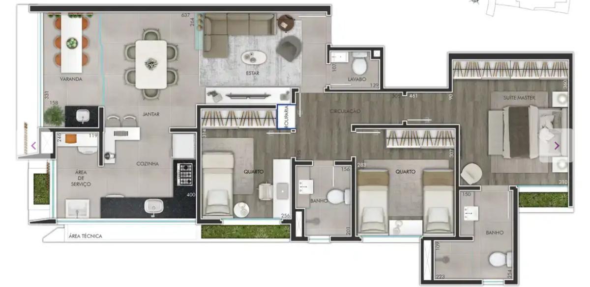 Apartamento, Sion, 3 Quartos, 2 Vagas, 1 Suíte