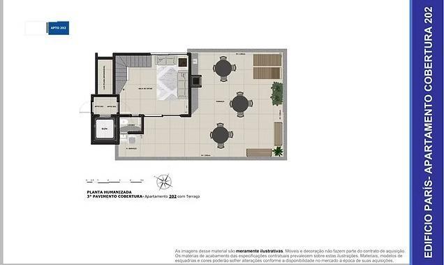 Cobertura, Santa Inês, 3 Quartos, 2 Vagas, 1 Suíte