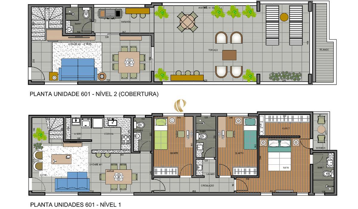 Apartamento, Centro, 3 Quartos, 2 Vagas, 1 Suíte