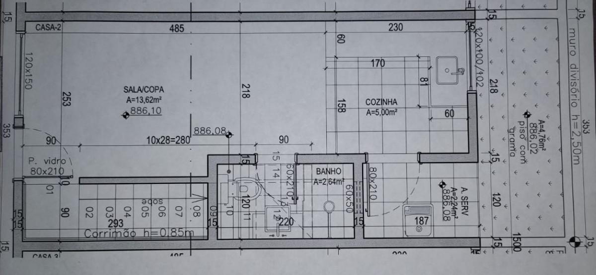 Casa, Icaivera, 2 Quartos, 1 Vaga, 1 Suíte