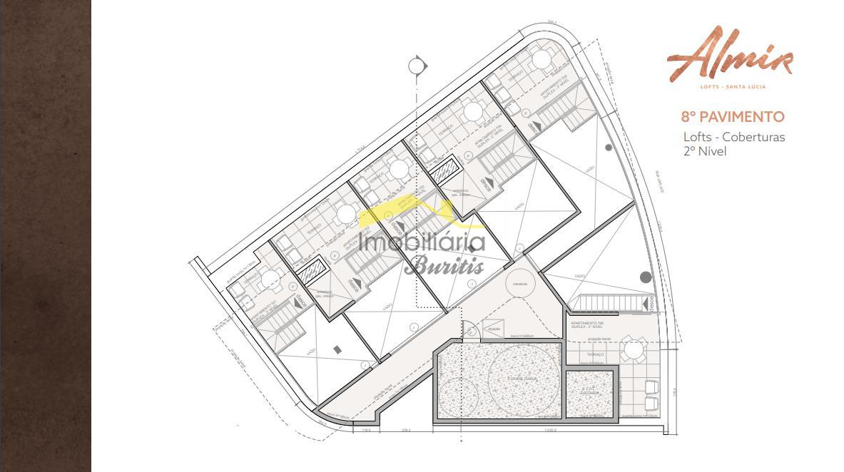 Cobertura, Santa Lúcia, 1 Quarto, 1 Vaga, 1 Suíte