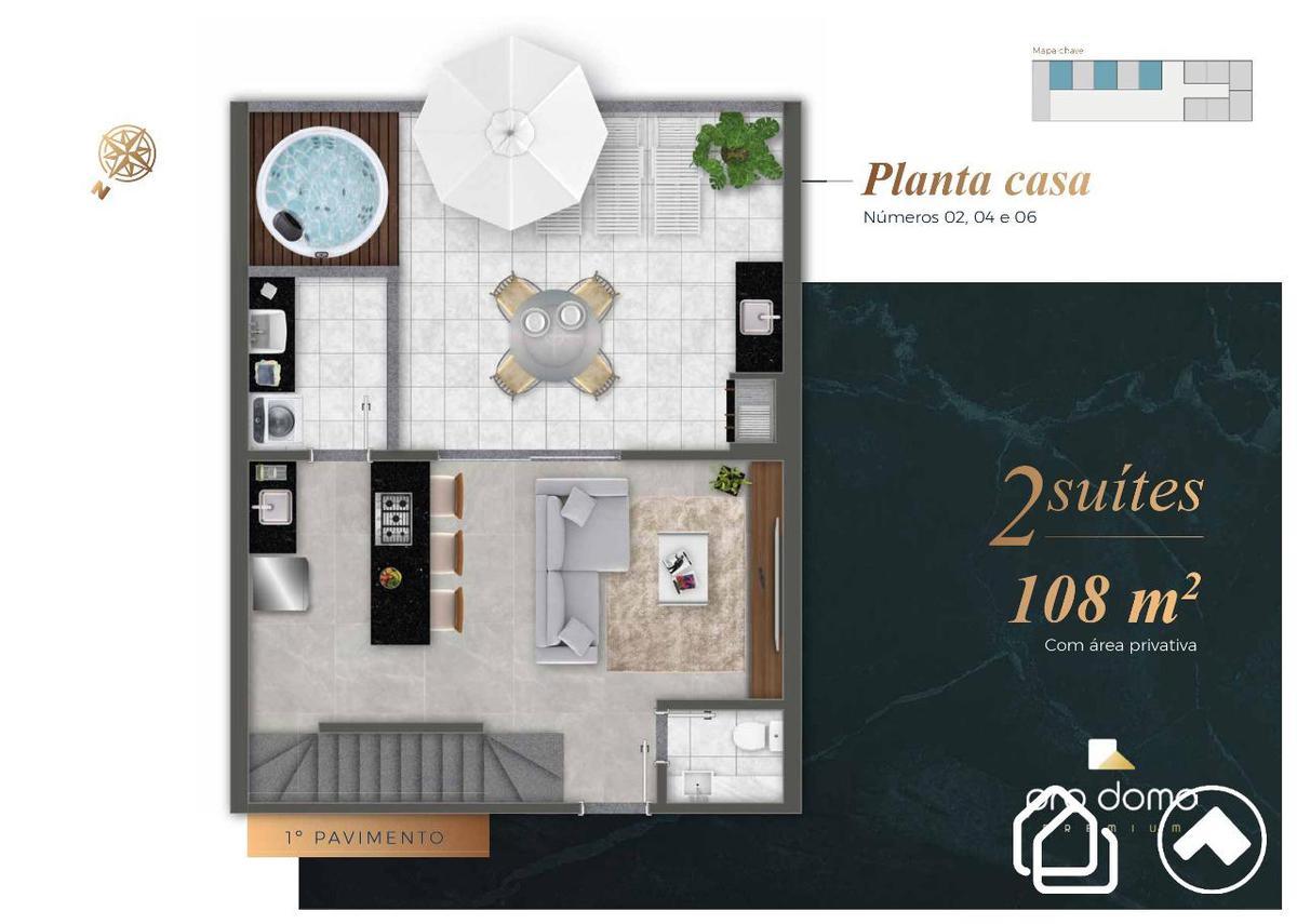 Casa em Condomínio, Buritis, 2 Quartos, 2 Vagas, 2 Suítes