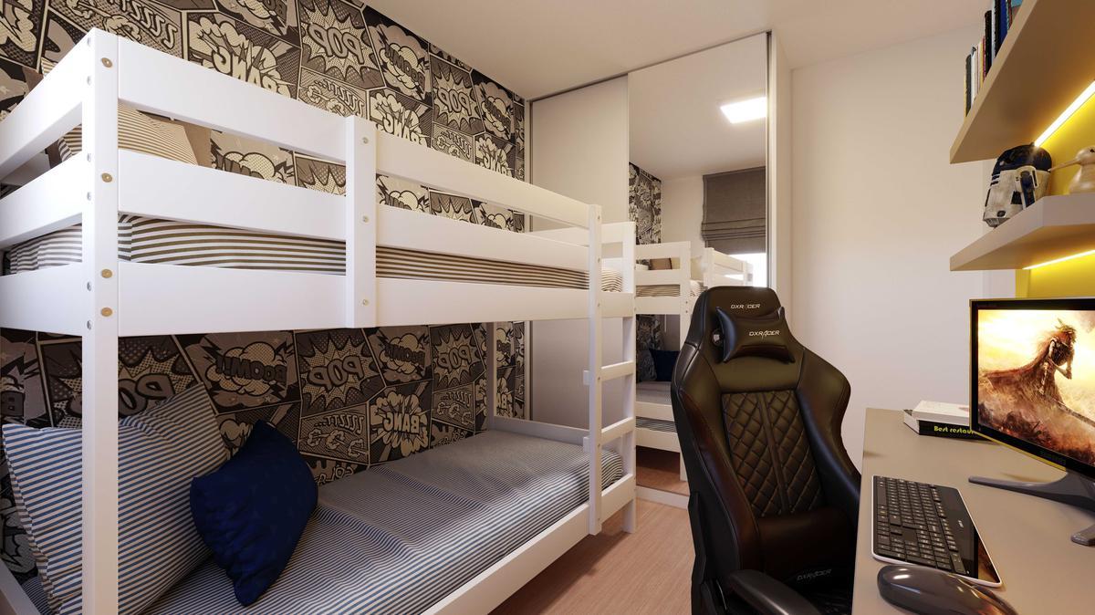 Apartamento, Alvorada, 2 Quartos, 1 Vaga