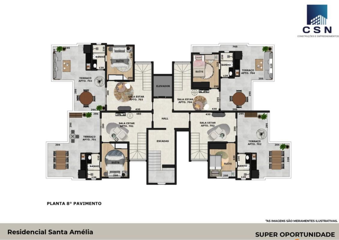 Apartamento, Santa Amélia, 2 Quartos, 1 Vaga, 1 Suíte