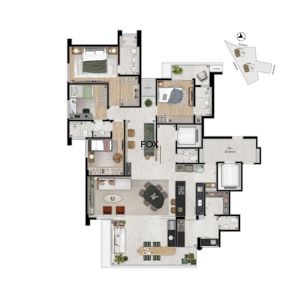 Apartamento, Vale do Sereno, 4 Quartos, 4 Vagas, 3 Suítes
