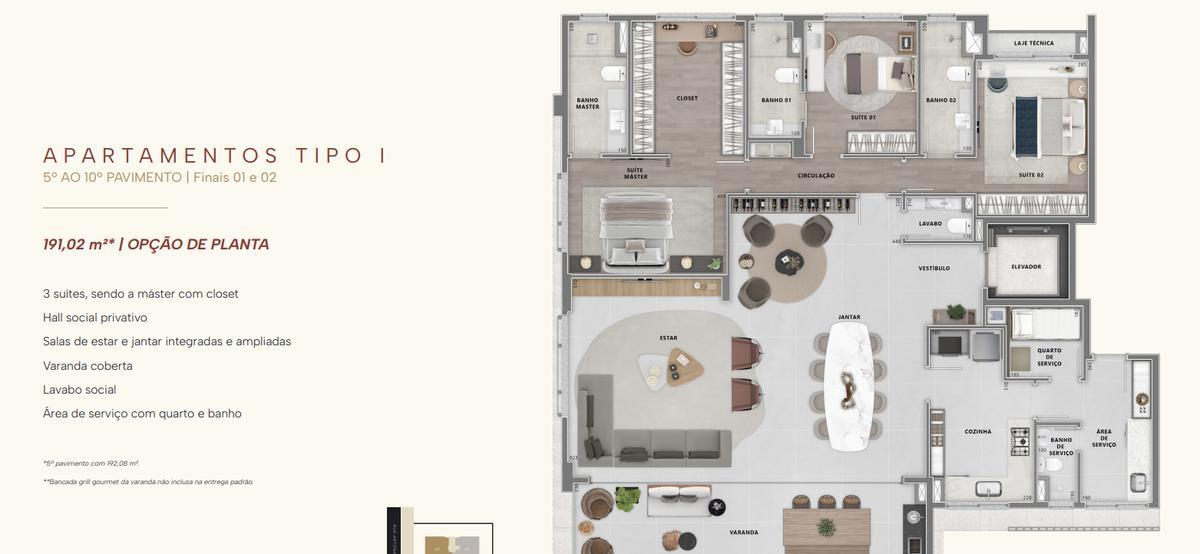 Apartamento, Lourdes, 4 Quartos, 3 Vagas, 3 Suítes