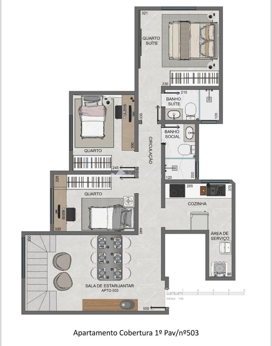 Apartamento, Santa Amélia, 3 Quartos, 2 Vagas, 1 Suíte