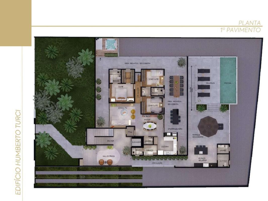 Apartamento, Santa Lúcia, 3 Quartos, 3 Vagas, 1 Suíte