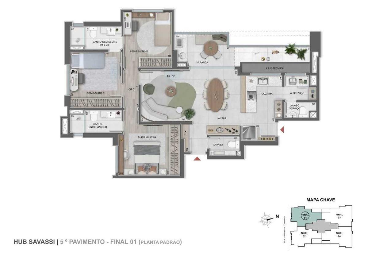 Apartamento, Savassi, 4 Quartos, 3 Vagas