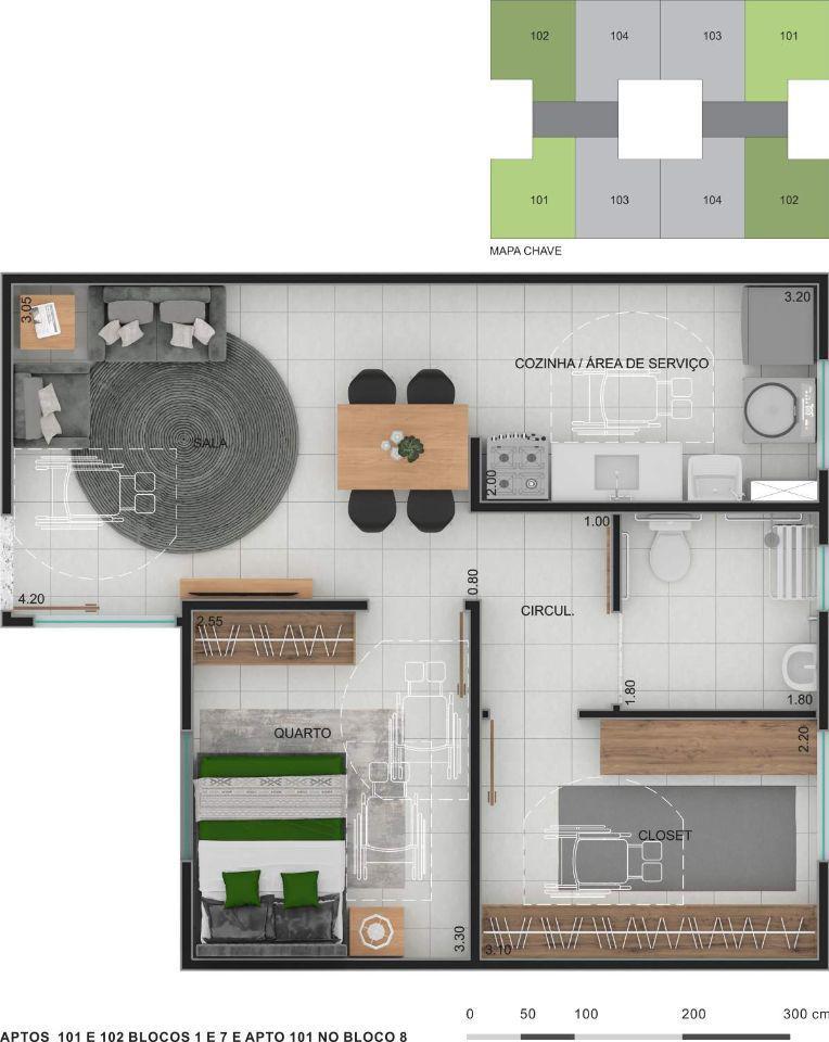 Apartamento, Jardim Alvorada (justinópolis), 2 Quartos, 1 Vaga