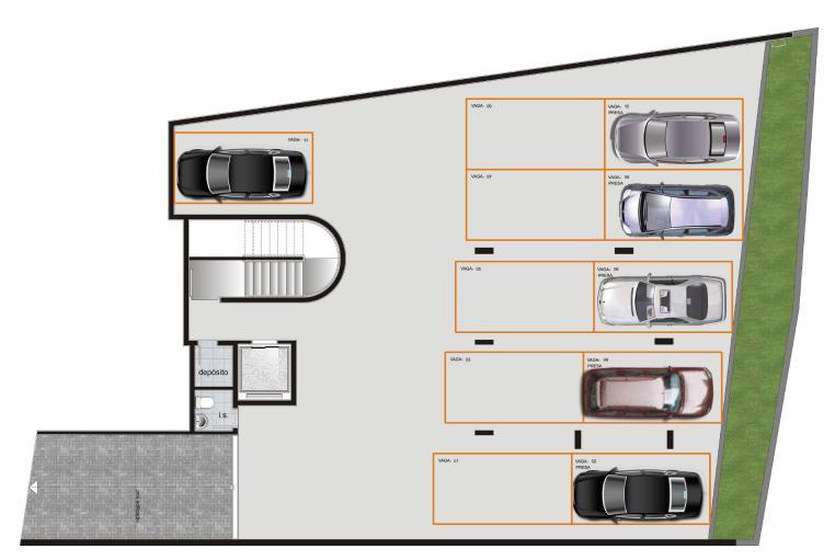 Apartamento, Havaí, 3 Quartos, 0 Vaga, 1 Suíte