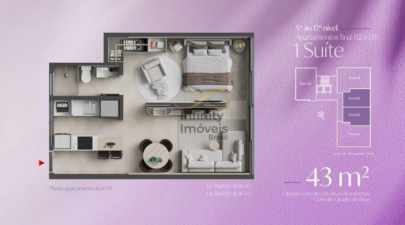 Apartamento, Savassi, 1 Quarto