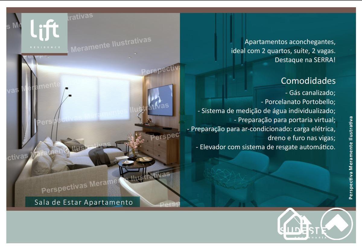 Apartamento, Serra, 2 Quartos, 2 Vagas, 1 Suíte