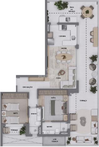 Apartamento, Santa Efigênia, 2 Quartos, 1 Vaga, 2 Suítes