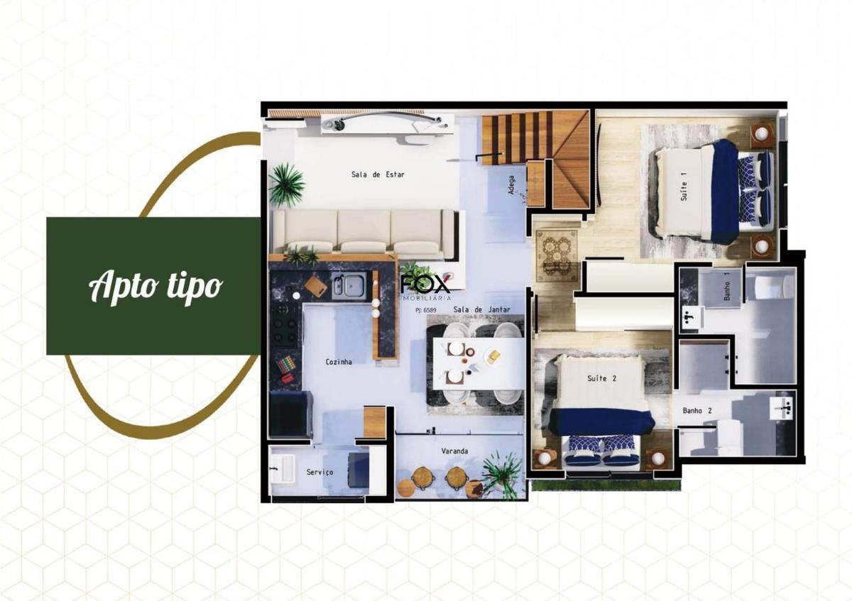 Apartamento, São Lucas, 2 Quartos, 3 Vagas, 2 Suítes