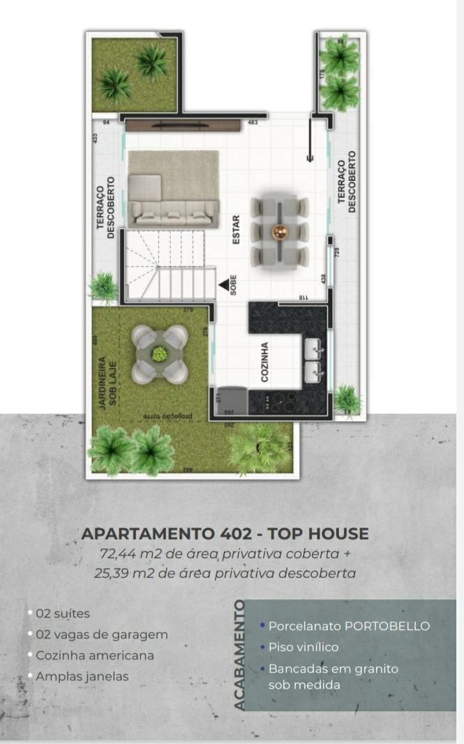 Apartamento, Serra, 1 Quarto, 1 Vaga