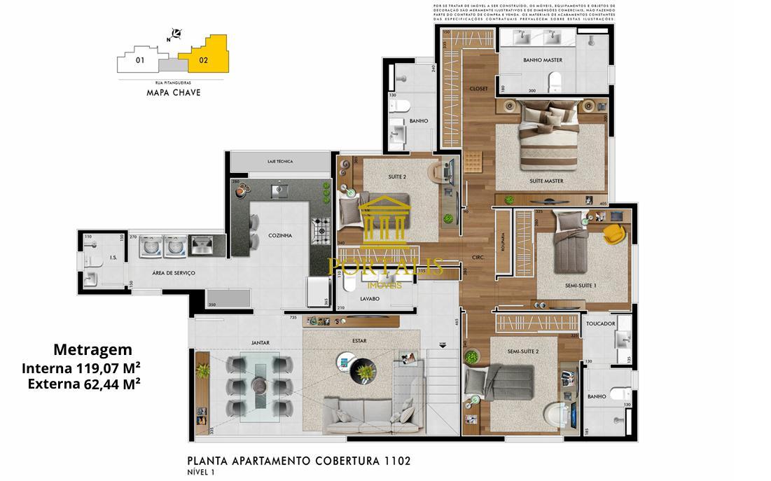 Apartamento, Santo Antônio, 4 Quartos, 3 Vagas, 2 Suítes