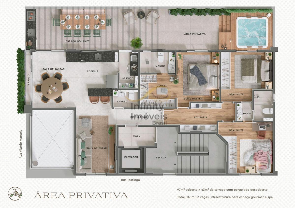 Apartamento, Anchieta, 3 Quartos