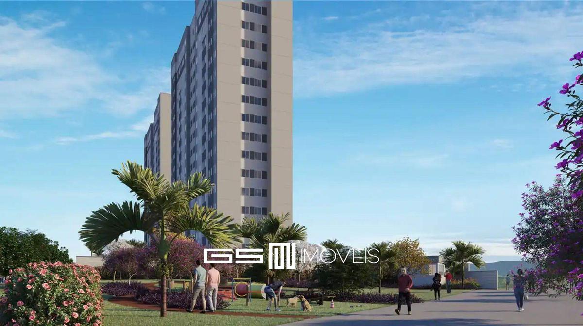 Apartamento, Milionários, 2 Quartos, 1 Vaga