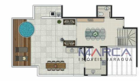 Cobertura, Jaraguá, 4 Quartos, 4 Vagas