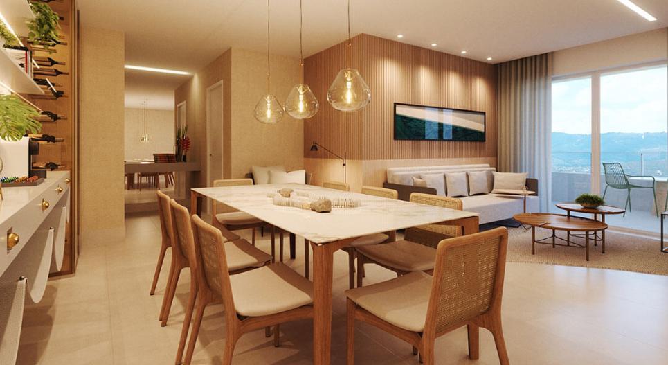 Apartamento, Mina de Águas Claras, 4 Quartos, 3 Vagas, 2 Suítes