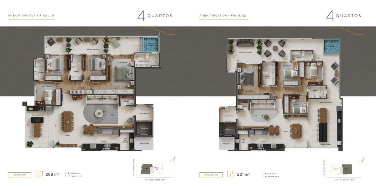 Apartamento, Liberdade, 4 Quartos, 3 Vagas, 3 Suítes