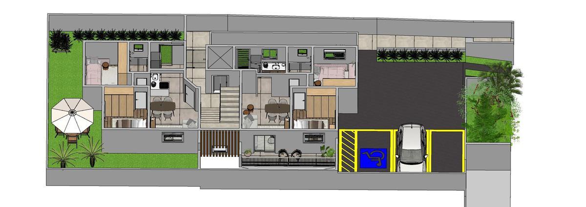 Apartamento, Coqueiros, 2 Quartos, 1 Vaga