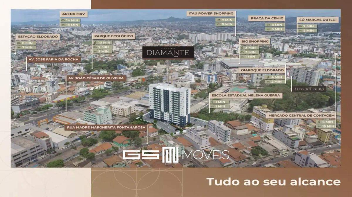 Apartamento, Eldorado, 2 Quartos, 1 Vaga, 1 Suíte