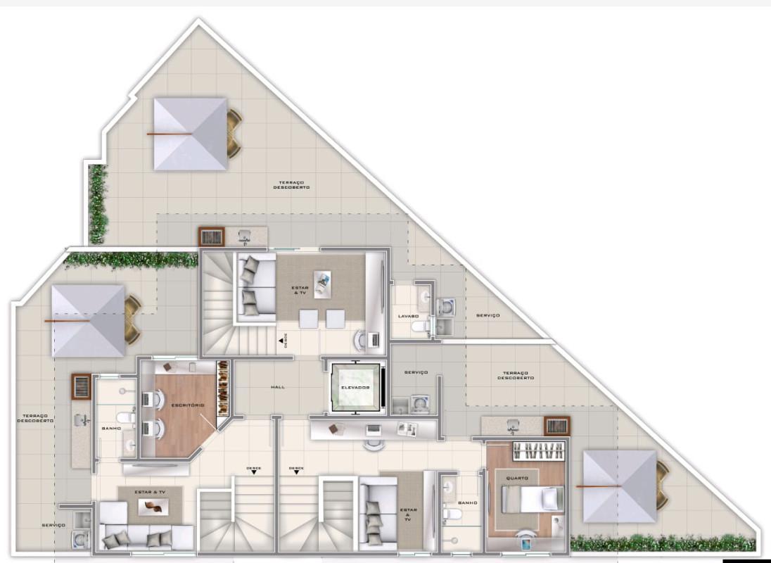 Apartamento, Nova Vista, 2 Quartos, 2 Vagas, 1 Suíte