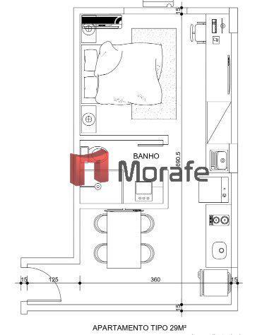 Apart Hotel, Buritis, 1 Quarto, 1 Vaga
