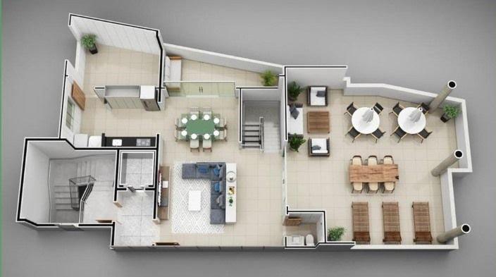 Cobertura, Iguaçu, 4 Quartos, 3 Vagas, 4 Suítes