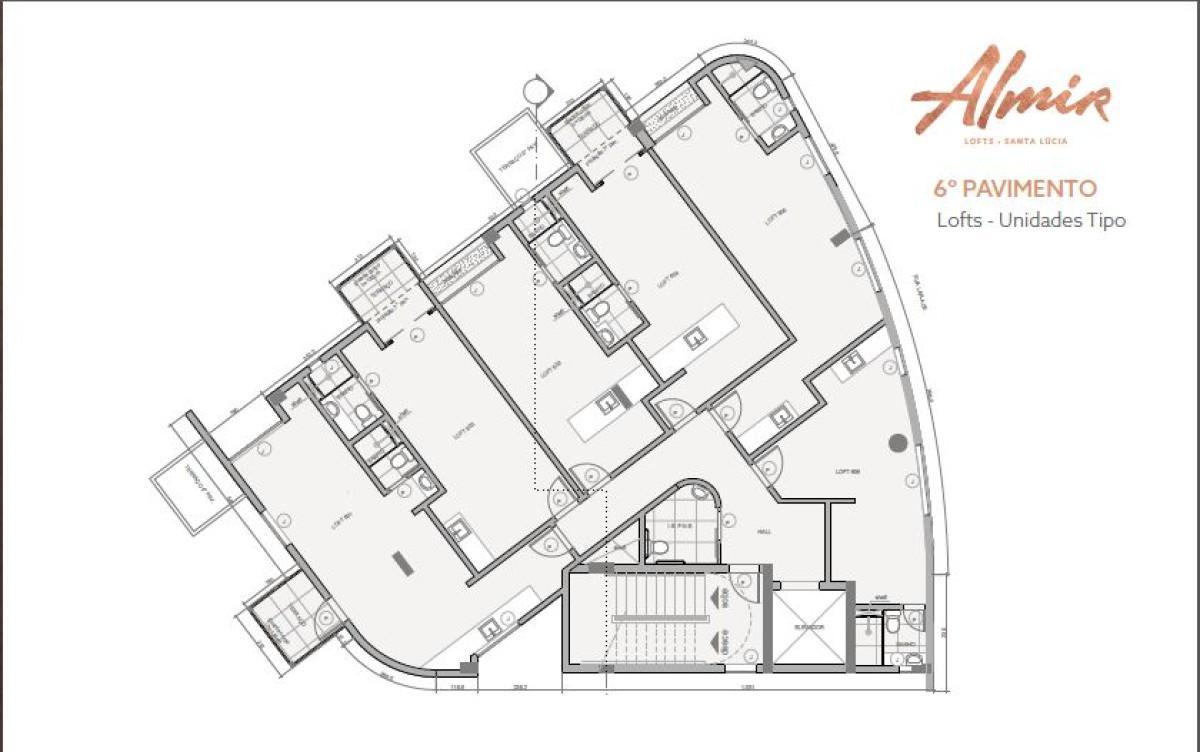 Apartamento, Santa Lúcia, 1 Quarto, 1 Vaga