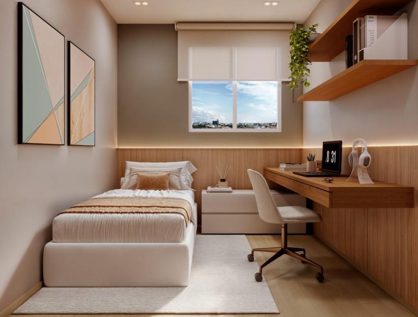 Apartamento, Centro, 2 Quartos, 1 Vaga