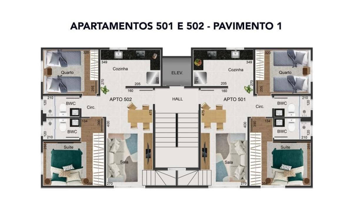 Cobertura, Araguaia, 3 Quartos, 1 Vaga, 1 Suíte