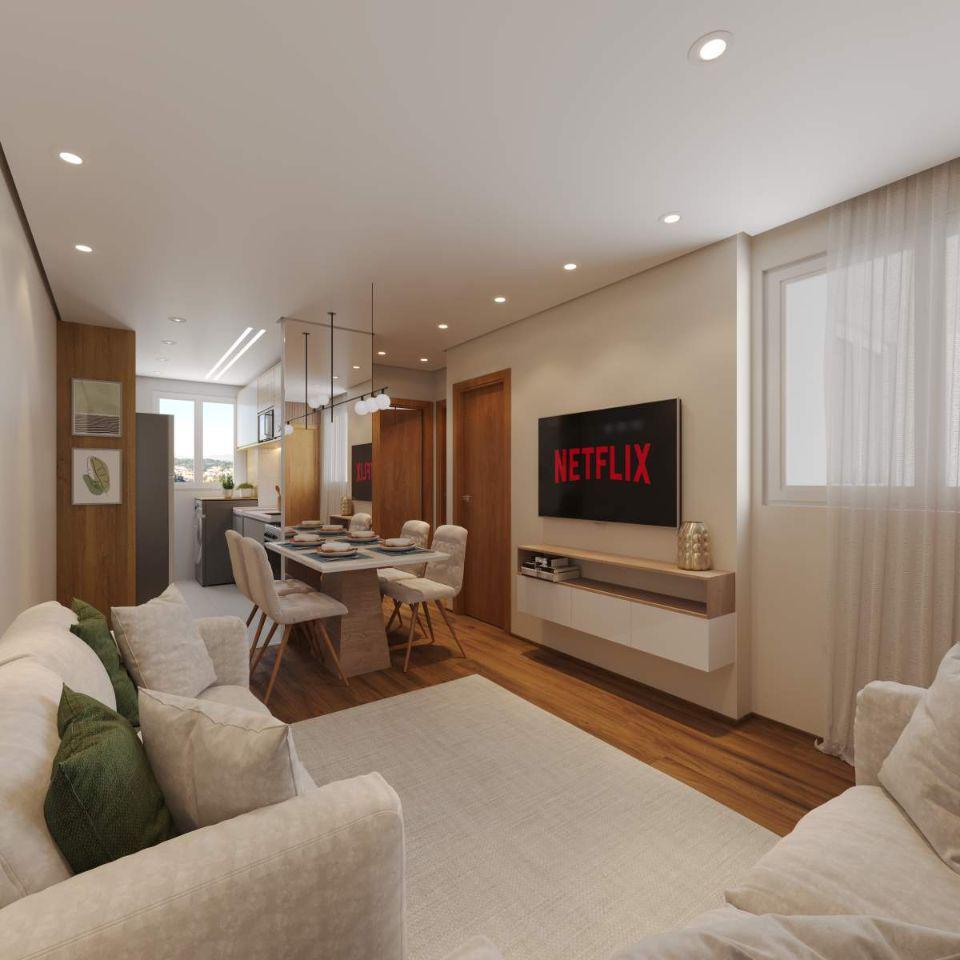 Apartamento, Jardim Alvorada (justinópolis), 2 Quartos, 1 Vaga