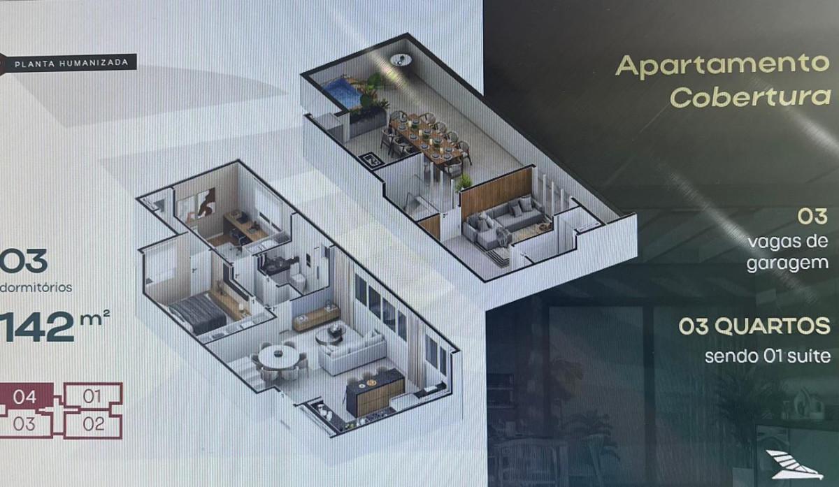 Apartamento, Coração Eucarístico, 3 Quartos, 2 Vagas, 1 Suíte