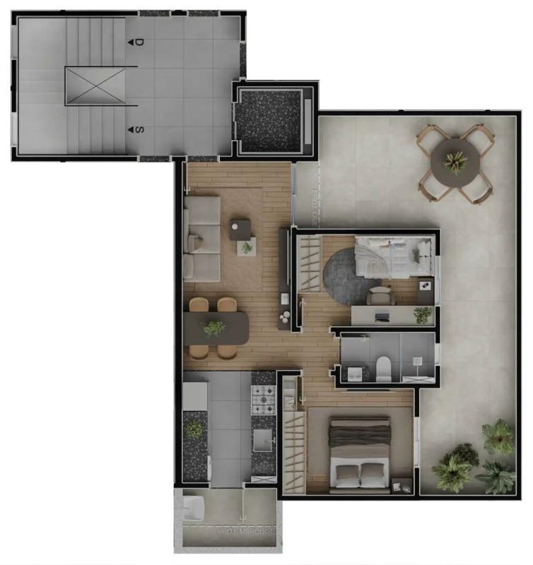 Apartamento, Aparecida, 2 Quartos, 1 Vaga, 1 Suíte