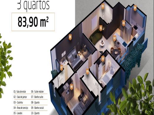 Cobertura, Funcionários, 3 Quartos, 3 Vagas, 1 Suíte