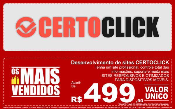 Desenvolvimento de Sites Certoclick