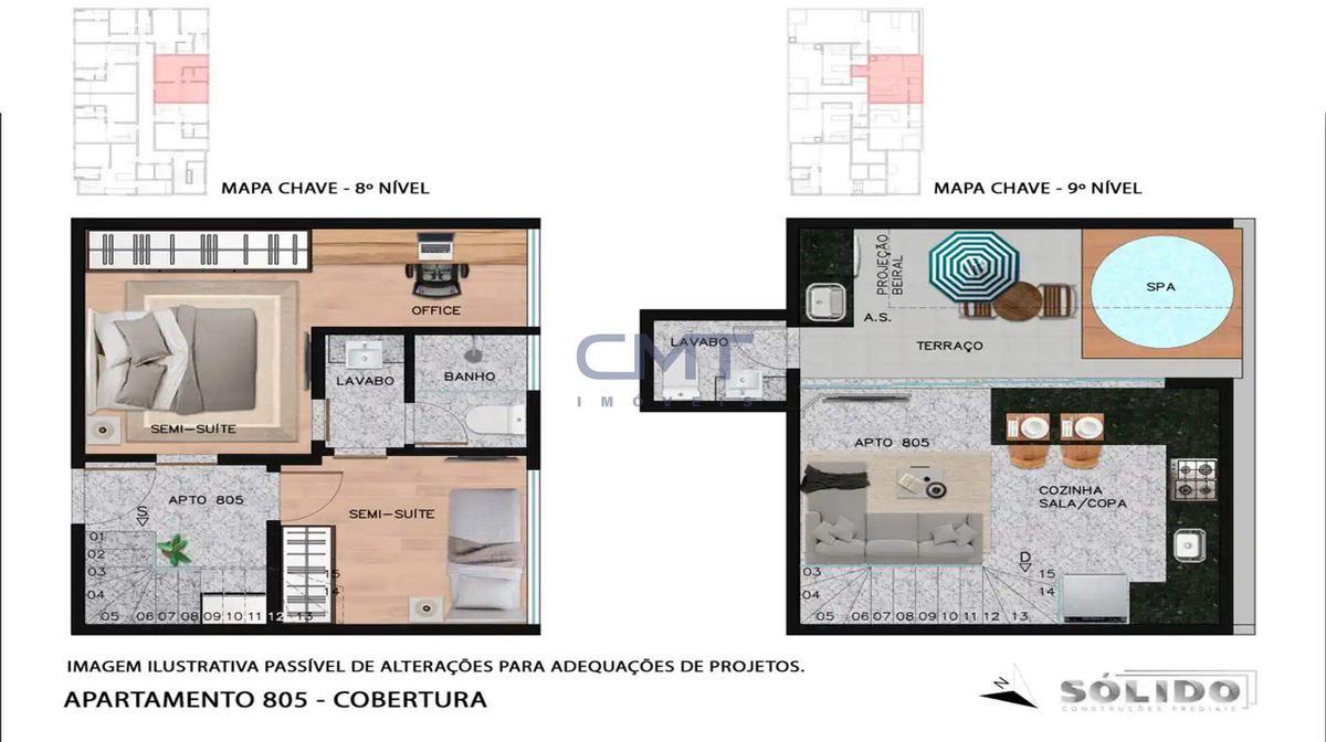 Apartamento, Barro Preto, 1 Quarto, 1 Vaga, 1 Suíte