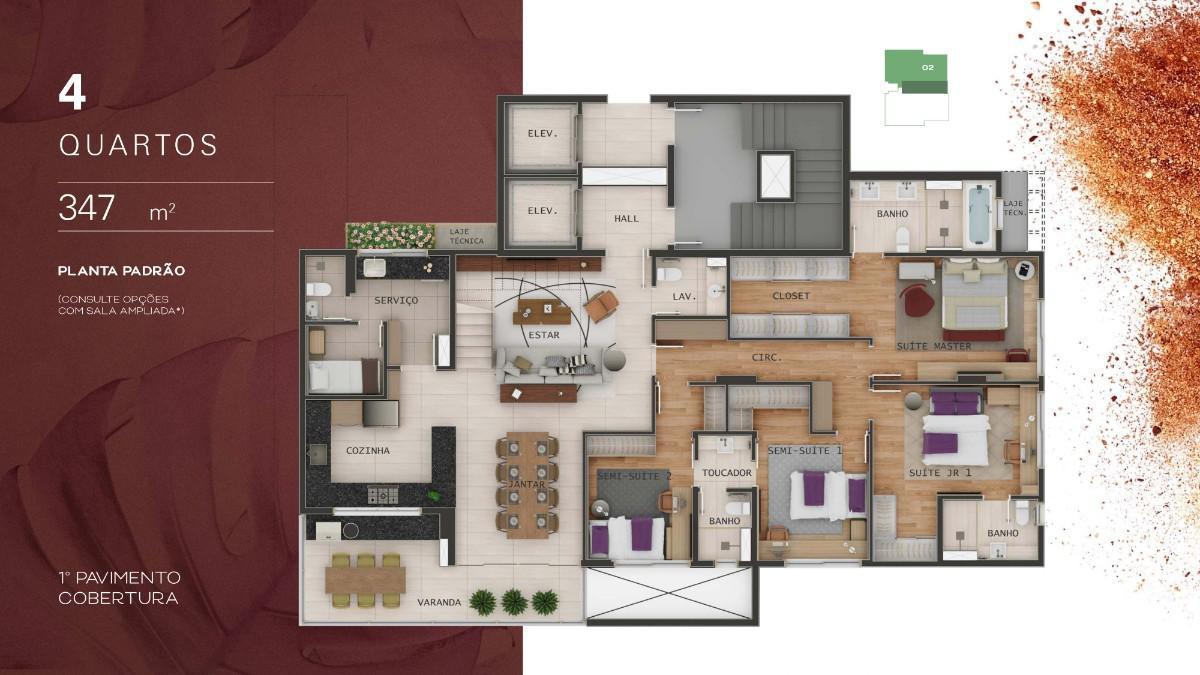 Apartamento, Carmo, 4 Quartos, 3 Vagas, 2 Suítes