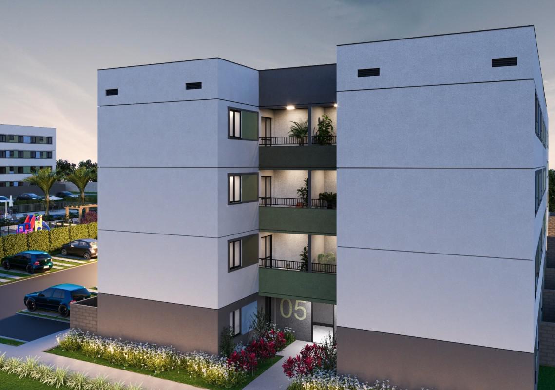 Apartamento, Três Barras, 2 Quartos, 1 Vaga