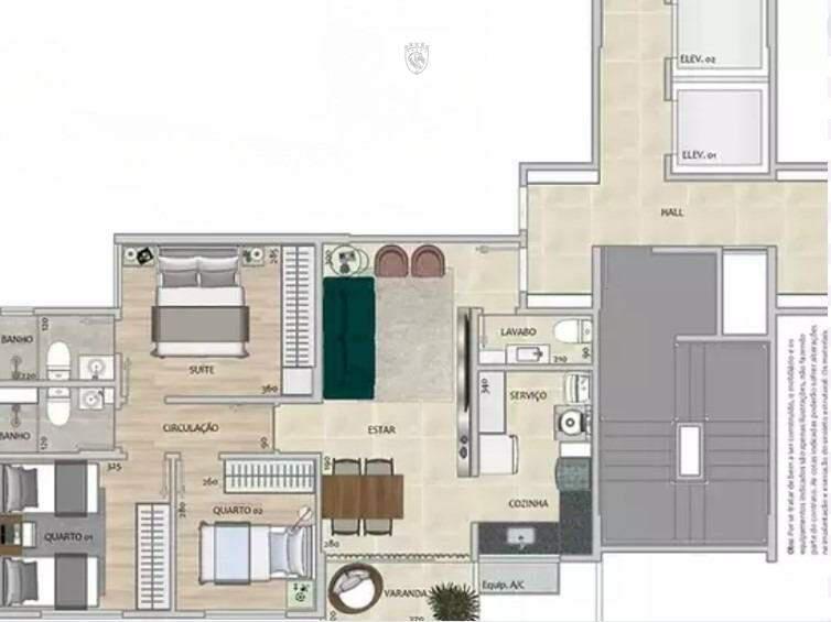 Apartamento, São Lucas, 3 Quartos, 2 Vagas, 1 Suíte