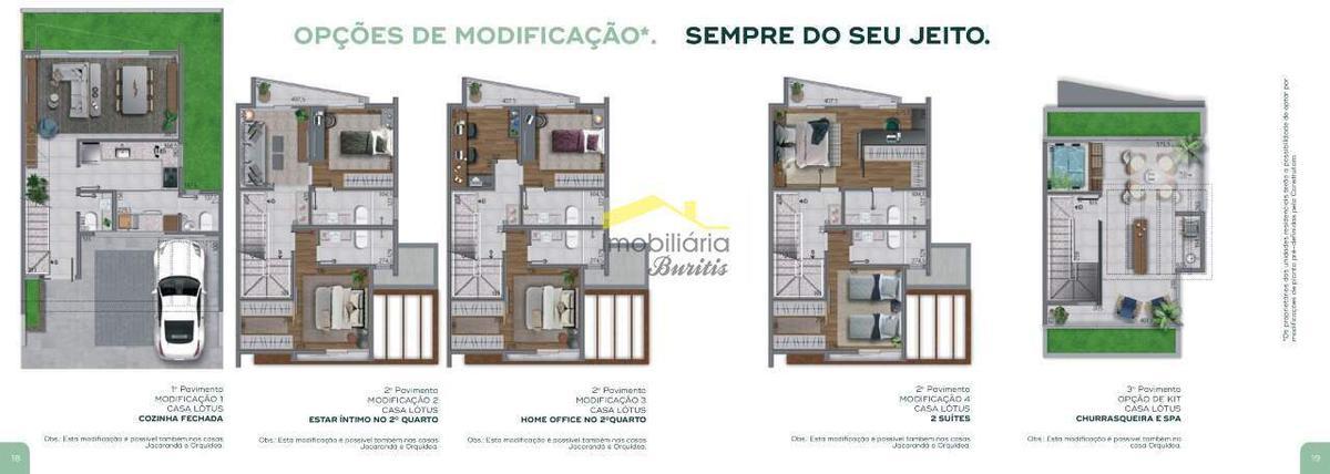 Casa em Condomínio, Buritis, 3 Quartos, 2 Vagas, 1 Suíte