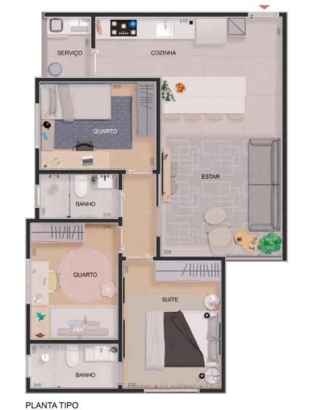 Apartamento, Itapoã, 3 Quartos, 2 Vagas, 1 Suíte